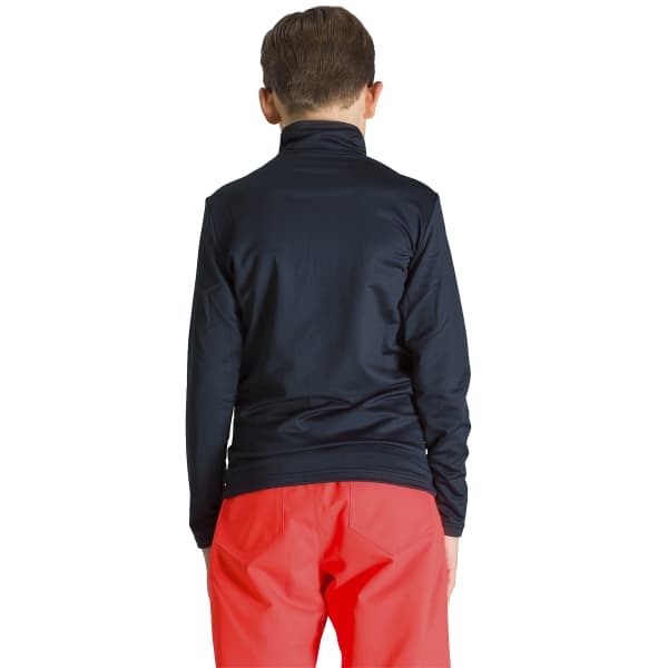 Sweat polaire ROSSIGNOL BOY 1/2 ZIP WARM STRETCH 200 BLACK