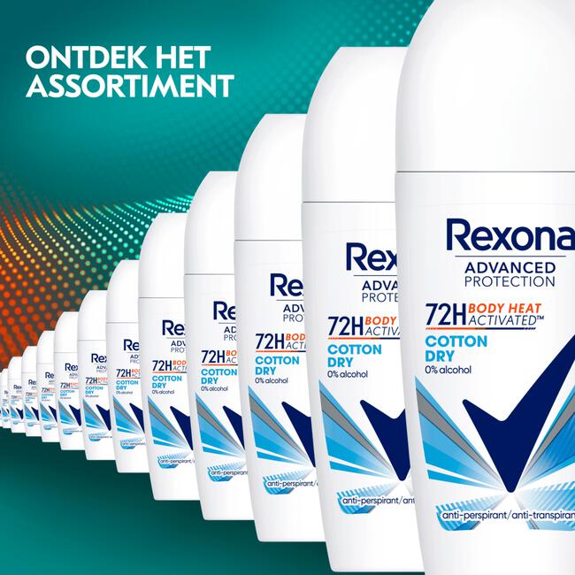 Rexona Women Cotton Dry Anti-Transpirant Deodorant Roller 50 ML