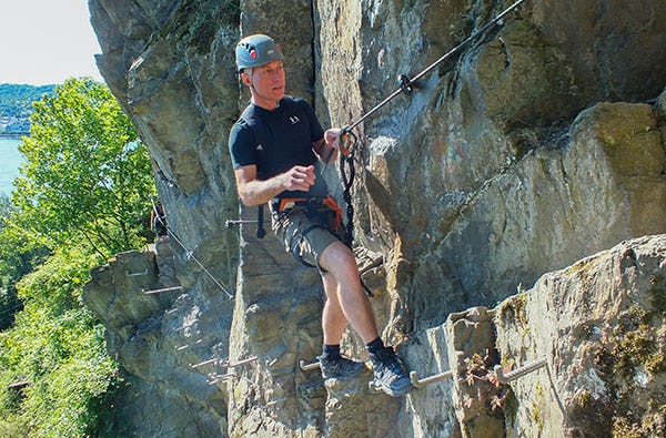 Klettersteig - Einsteigertour - in Boppard als Geschenk