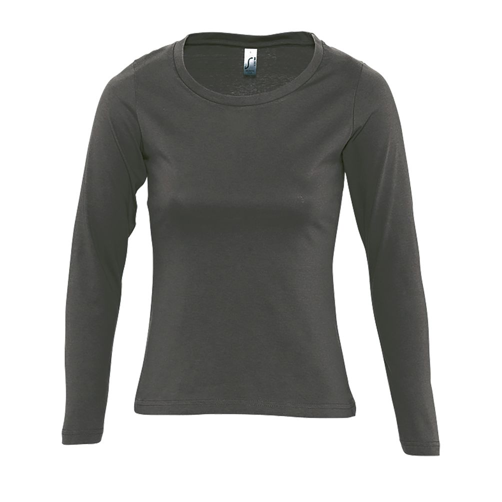 SOL'S 11425 - MAJESTIC Tee Shirt Femme Col Rond Manches Longues