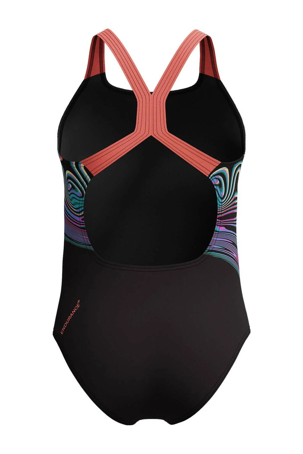 Speedo Endurance+ sportbadpak Powerback zwart/rood