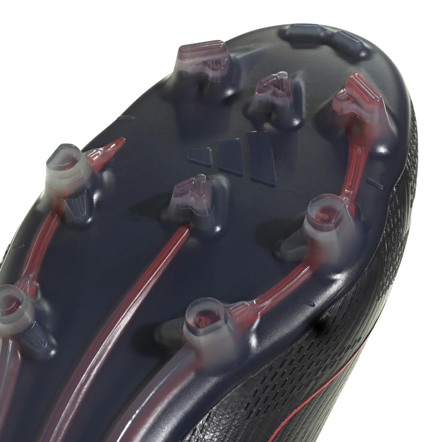 Adidas F50 Pro Gras Voetbalschoenen (FG) Zwart Rood Zilver