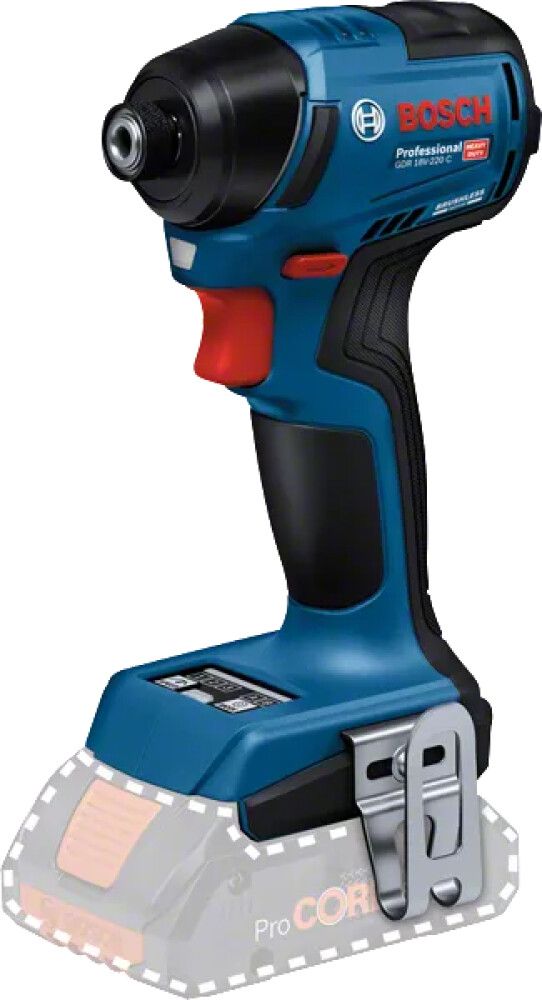 SLAGSKRUTREKKER BOSCH PROFESSIONAL GDR 18V-220 C UTEN BATTERI