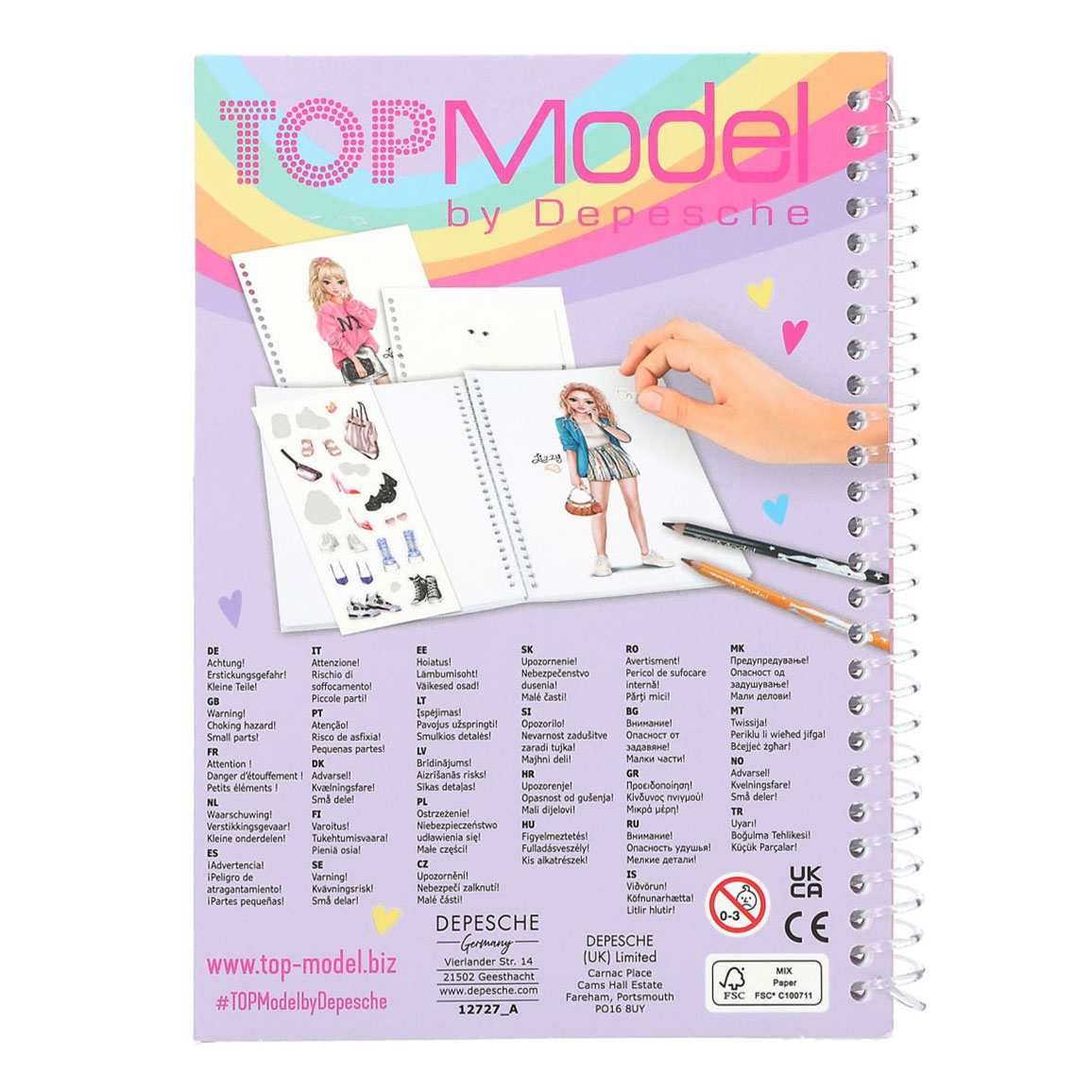 TOPModel Pocket Kleurboek