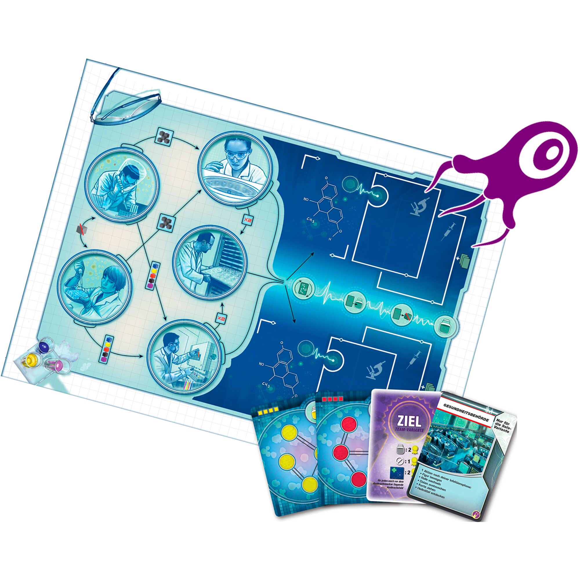Asmodee Brettspiel Pandemic - Im Labor