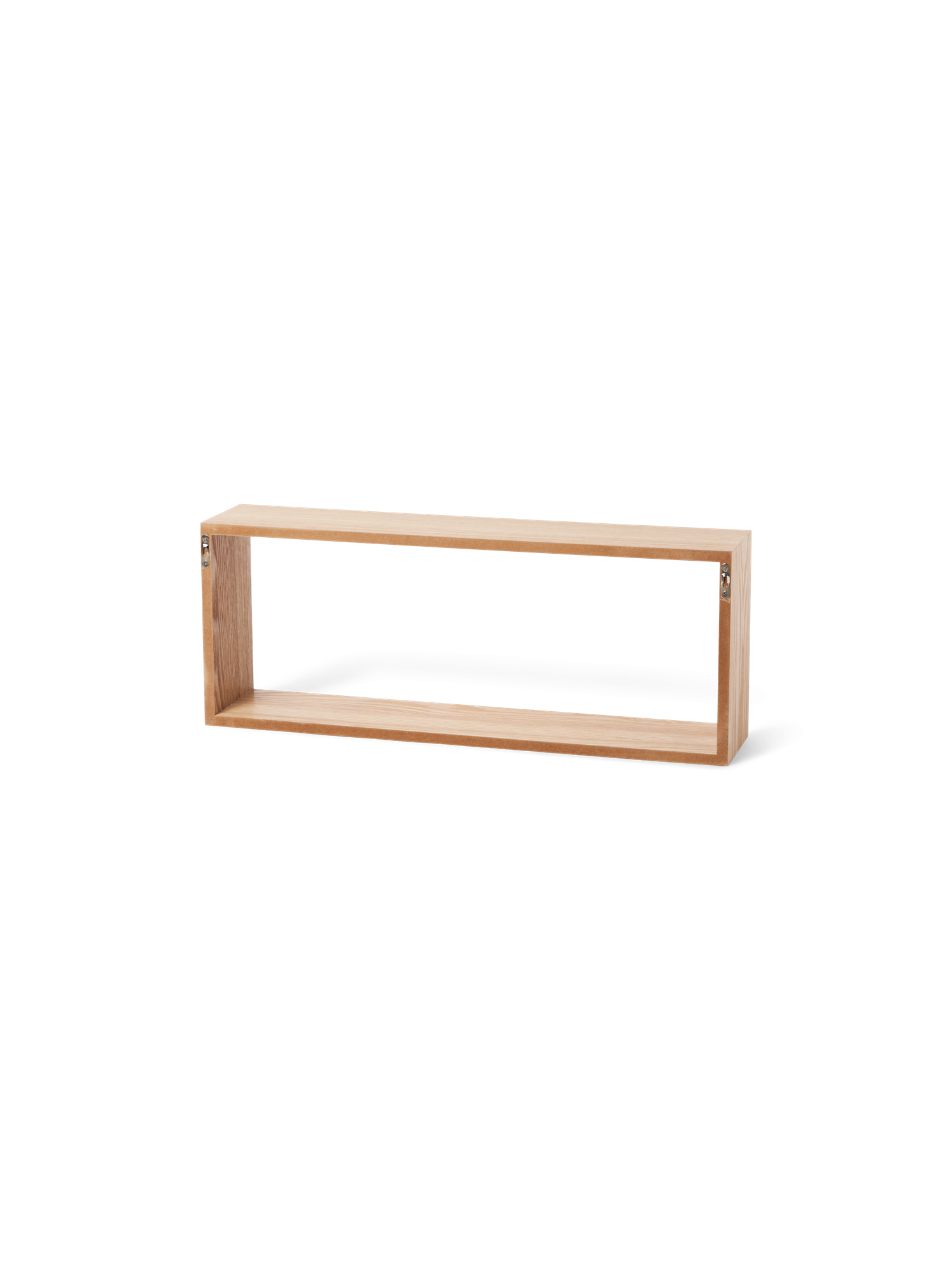 Væghylde | MDF/poppeltræ/askefinér. 59 x 12 x 23 cm. | Nature