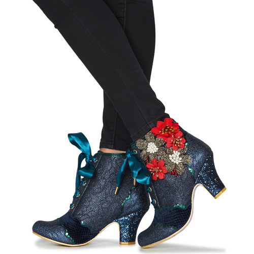 Irregular Choice - Winter Blooms - Bleu / Rouge
