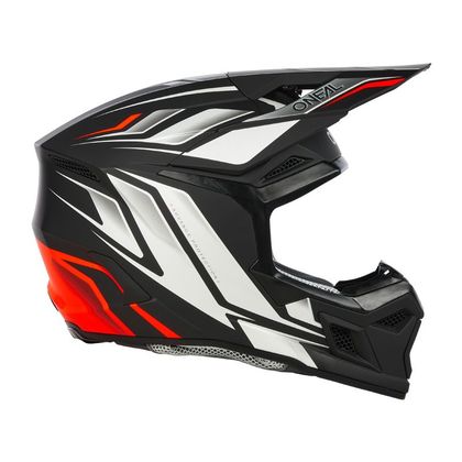 Casque cross O'Neal 3SRS YOUTH - VERTICAL V24 - Noir / Blanc