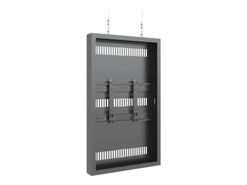 Multibrackets M Pro Series - Indelukke - for digitalt skiltepanel - ledning, small - stål - sort - skærmstørrelse: 43