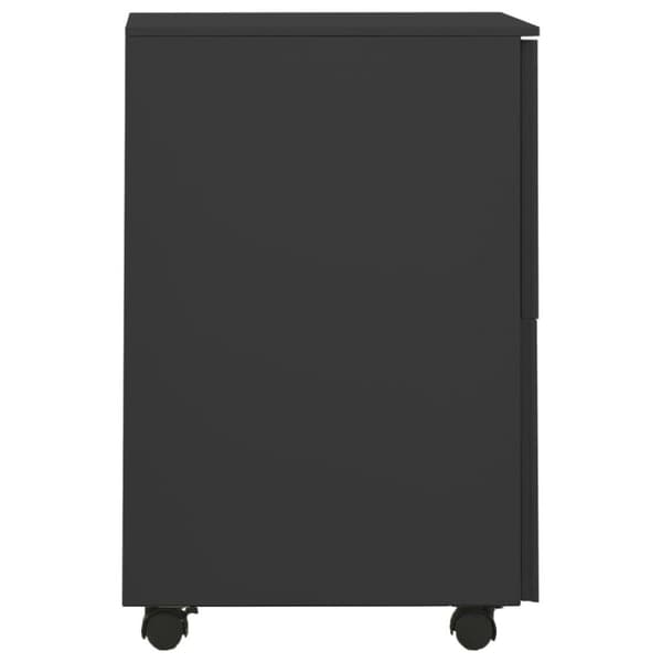 vidaXL Mobilt arkivskap antrasitt 39x45x67 cm stål