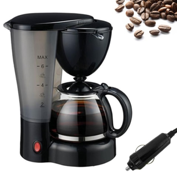 Cafetière 12V 170W 4 à 6 tasses