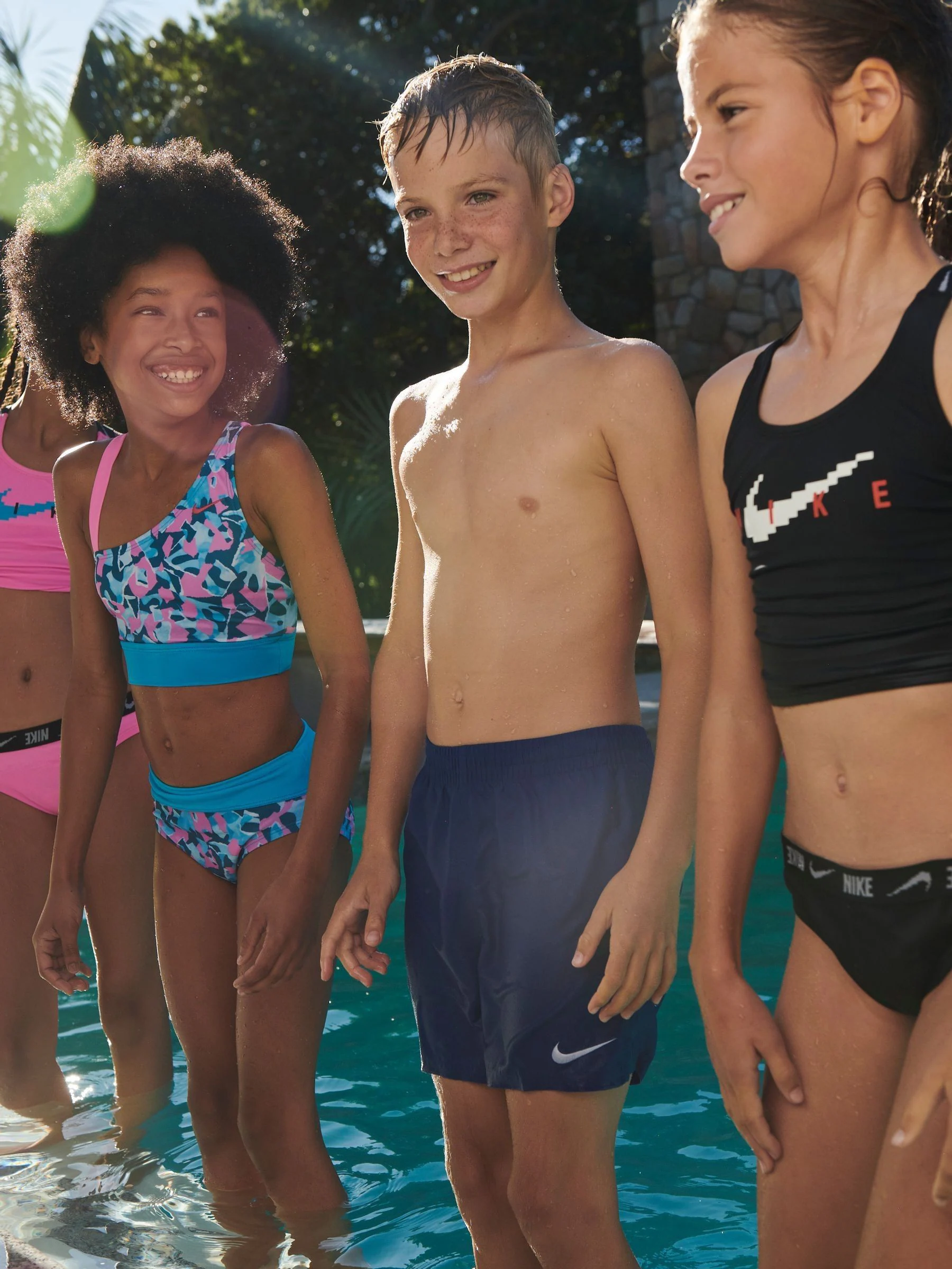 Donkerblauw - Nike - Volley zwemshort van 4 inch