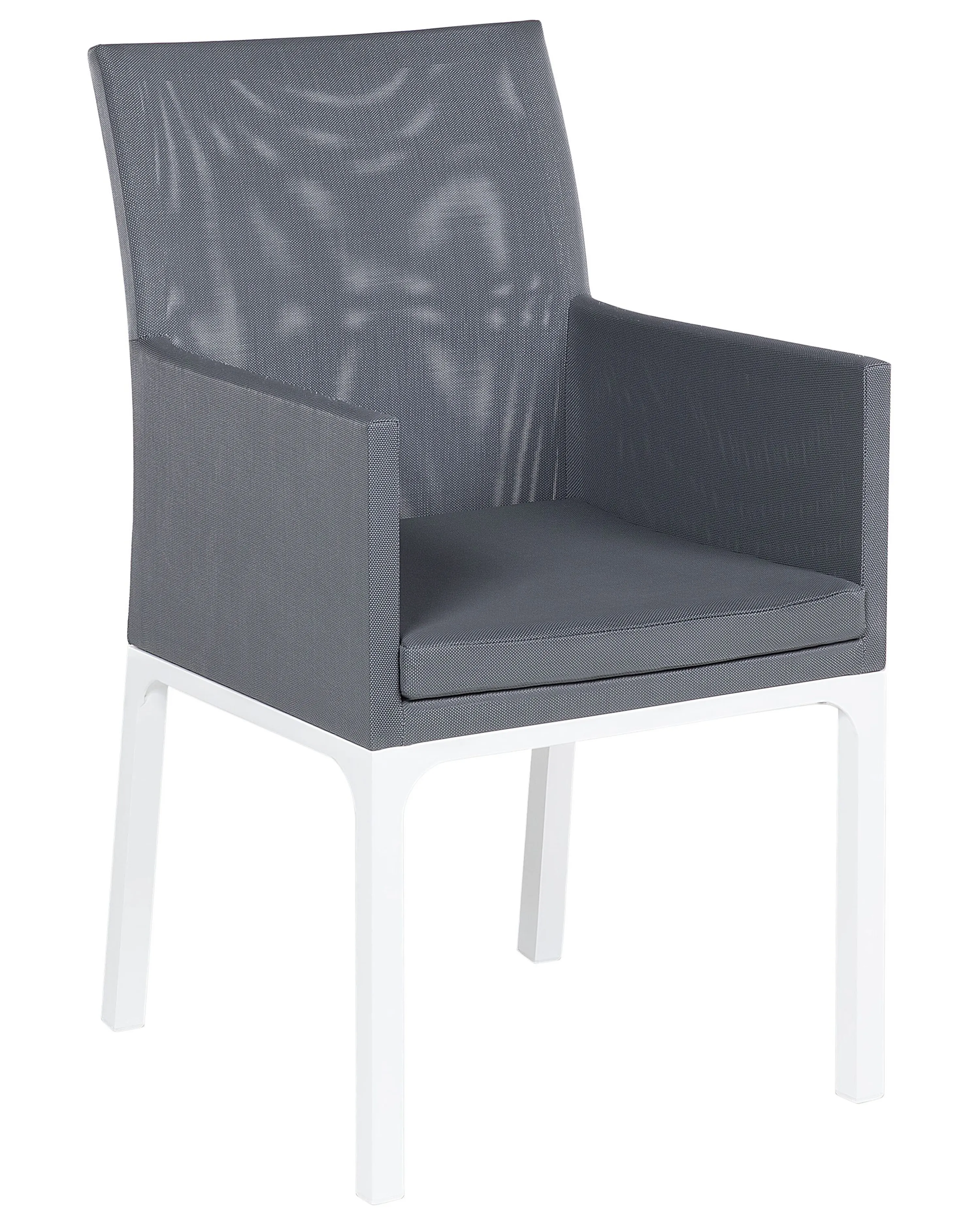 Set van 4 tuinstoelen BACOLI Stof Donkergrijs
