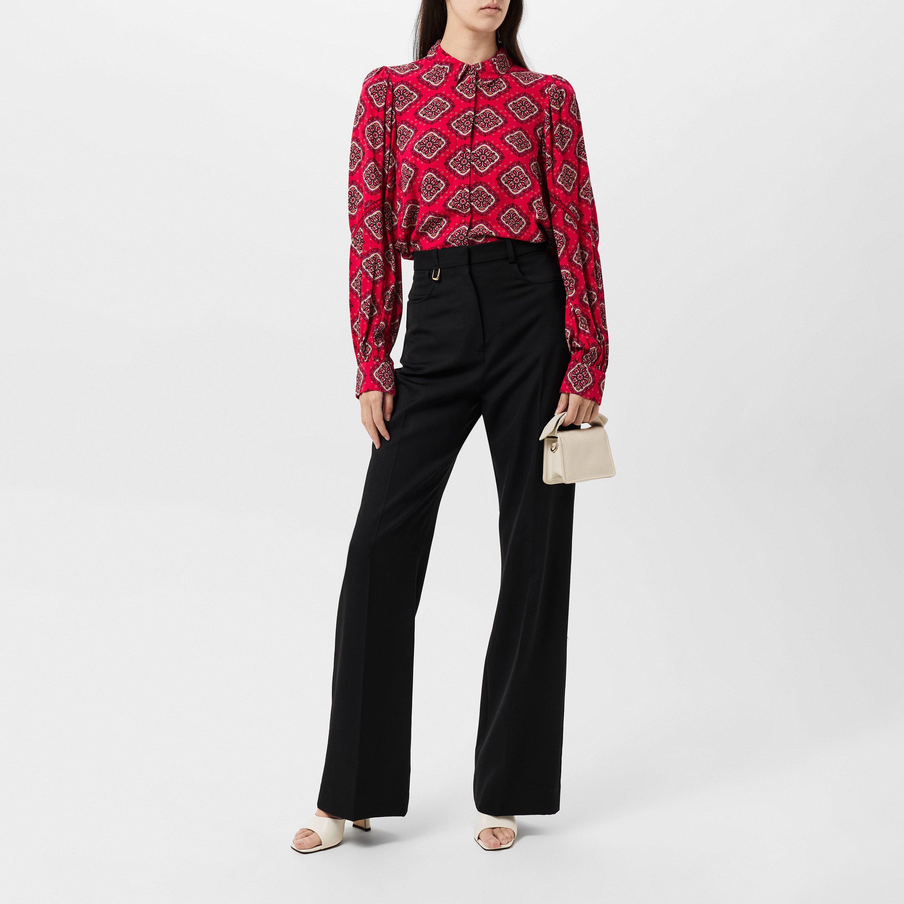 Vero Moda Long Sleeve Patterned Lace Shirt