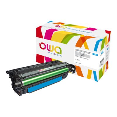 Cartouche laser compatible HP 653A - cyan - Owa K15734OW