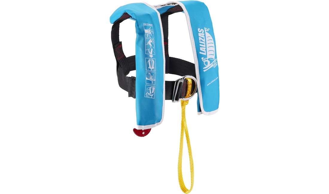 Oppustelig redningsvest 120N Lalizas Barn Alpha, 25-40kg