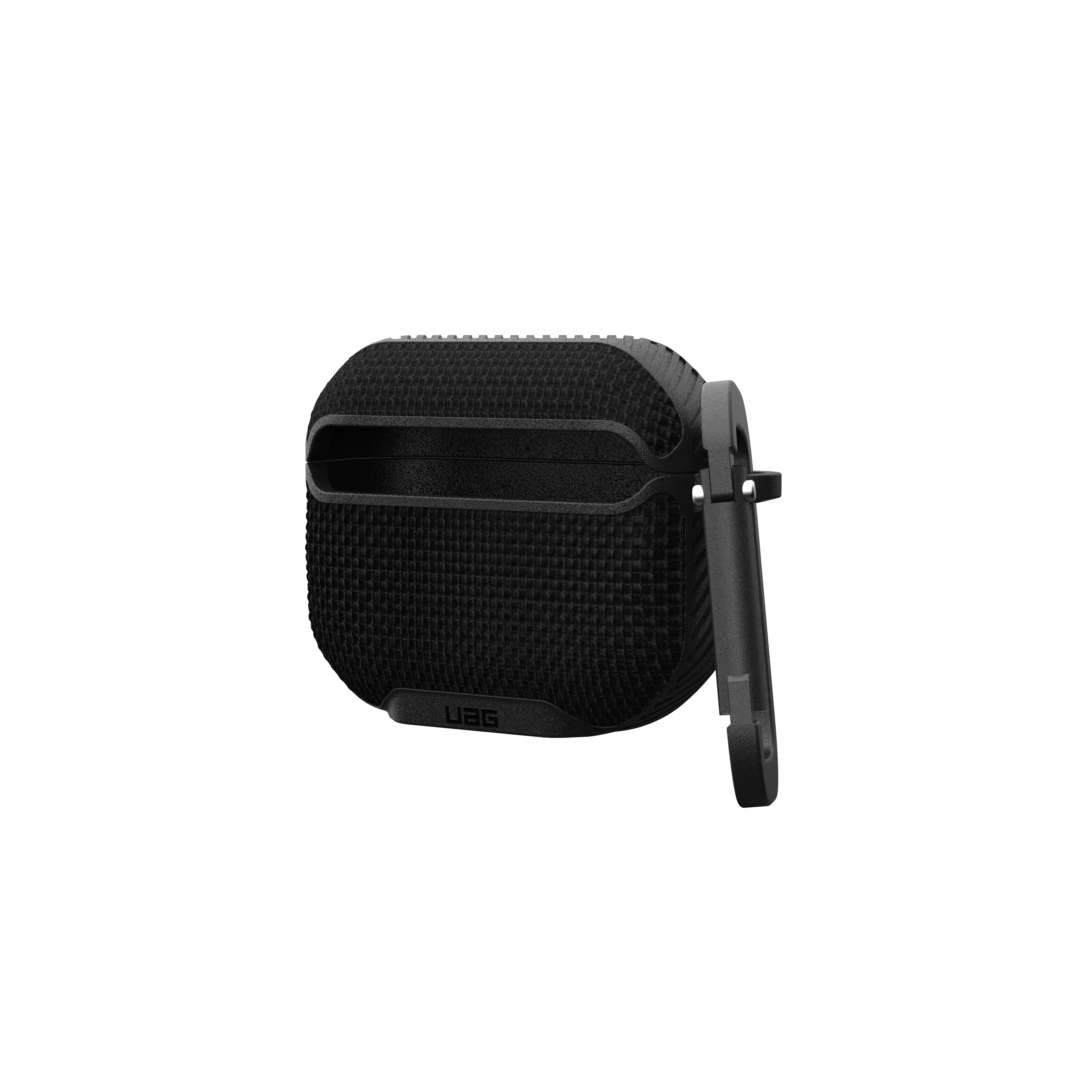 AirPods (3. Generation) Nylon Schutzhülle mit Karabinerhaken Metropolis (104126114040) - Schwarz