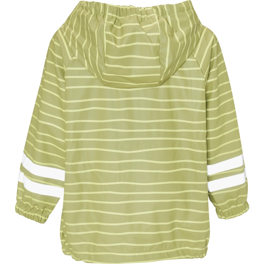 Playshoes Regen-Mantel Wellen oliv