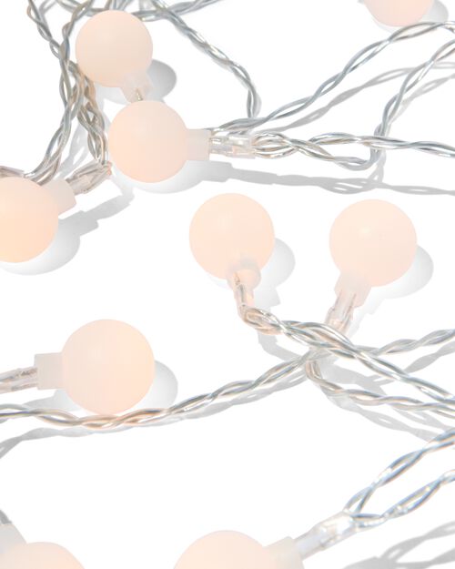 guirlande lumineuse 5,1m avec 50 ampoules LED boules