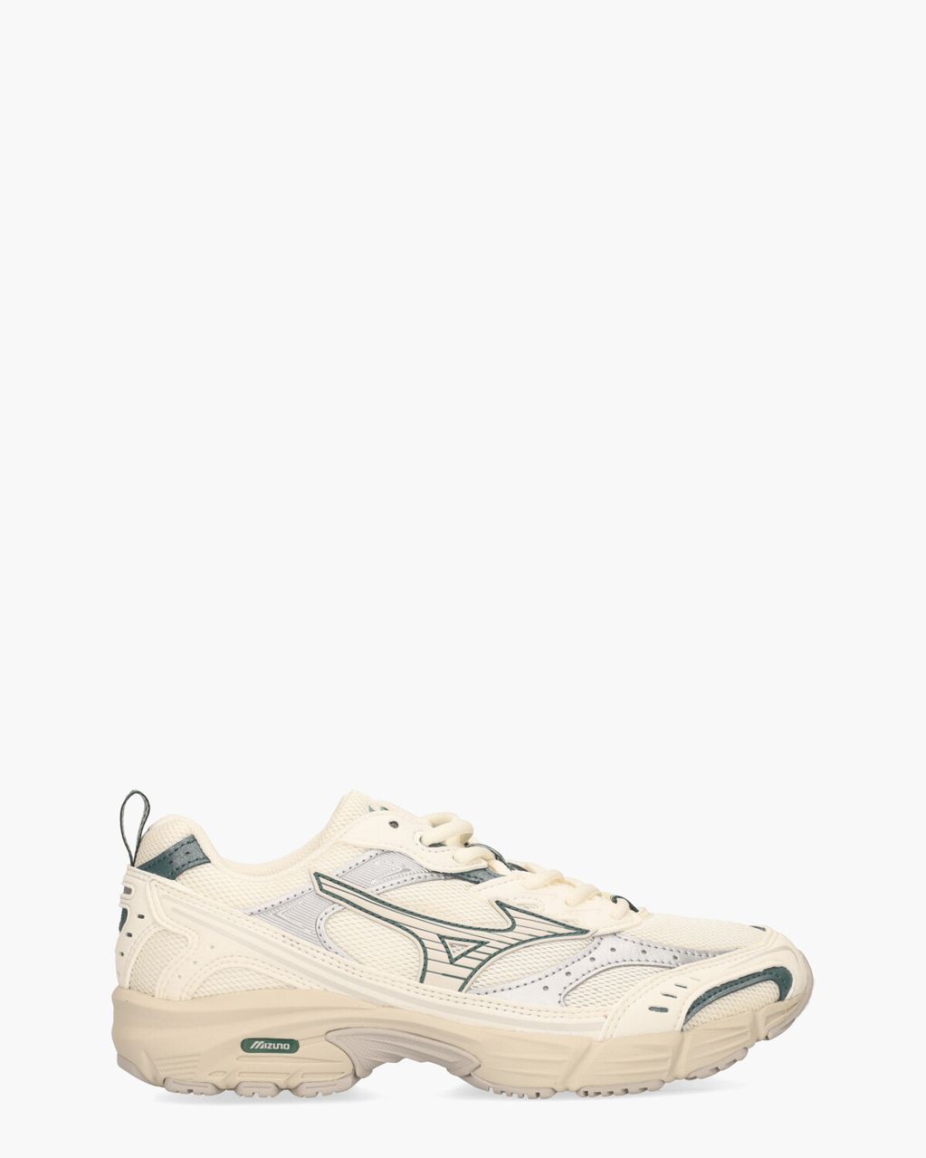 Mizuno MXR Sport Off-White/Zilver/Groen Damessneakers