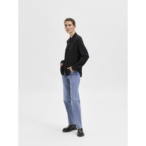 Selected Femme Viva Skjorte, Black, 40