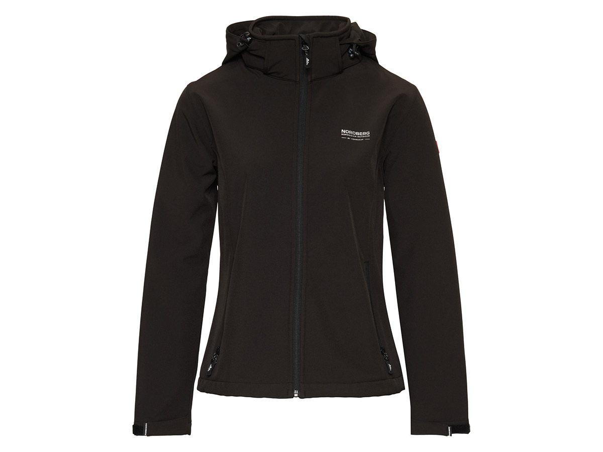 Nordberg Ingrida Black dames softshell jas