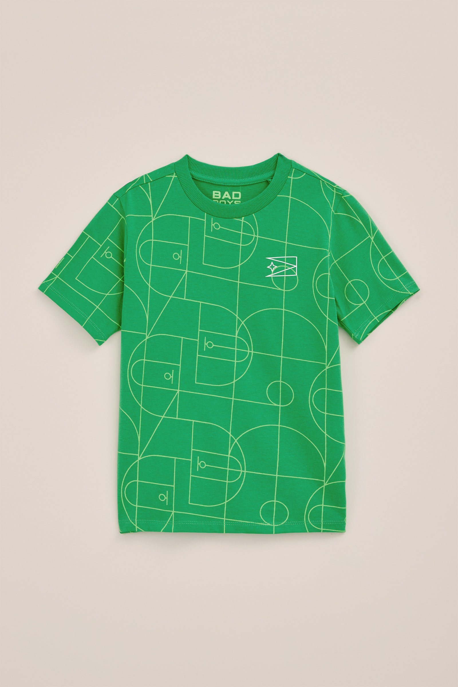 Jongens T-shirt met dessin WE Fashion Lichtgroen