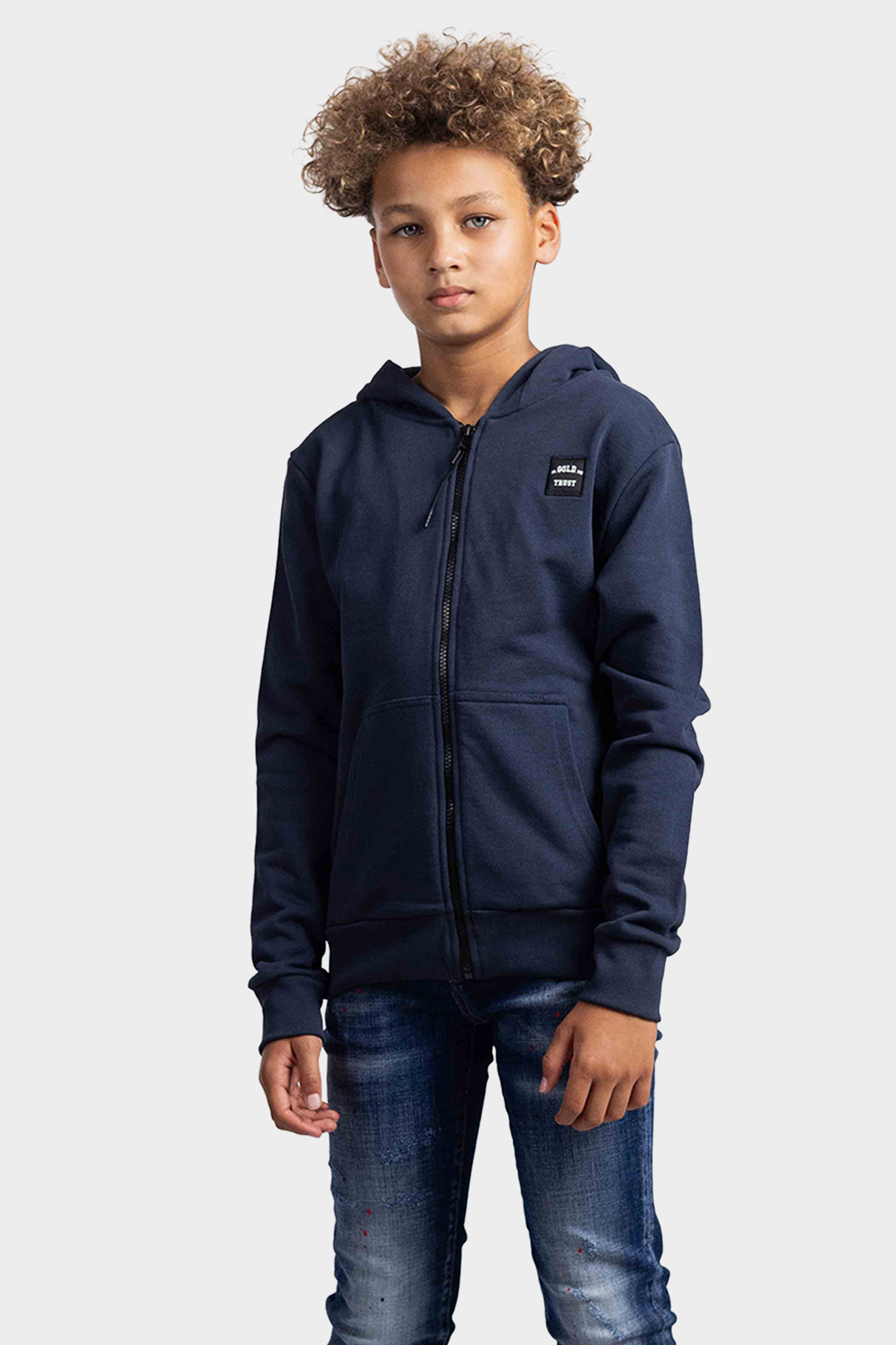 In Gold We Trust The Adult Vest Kids Blauw
