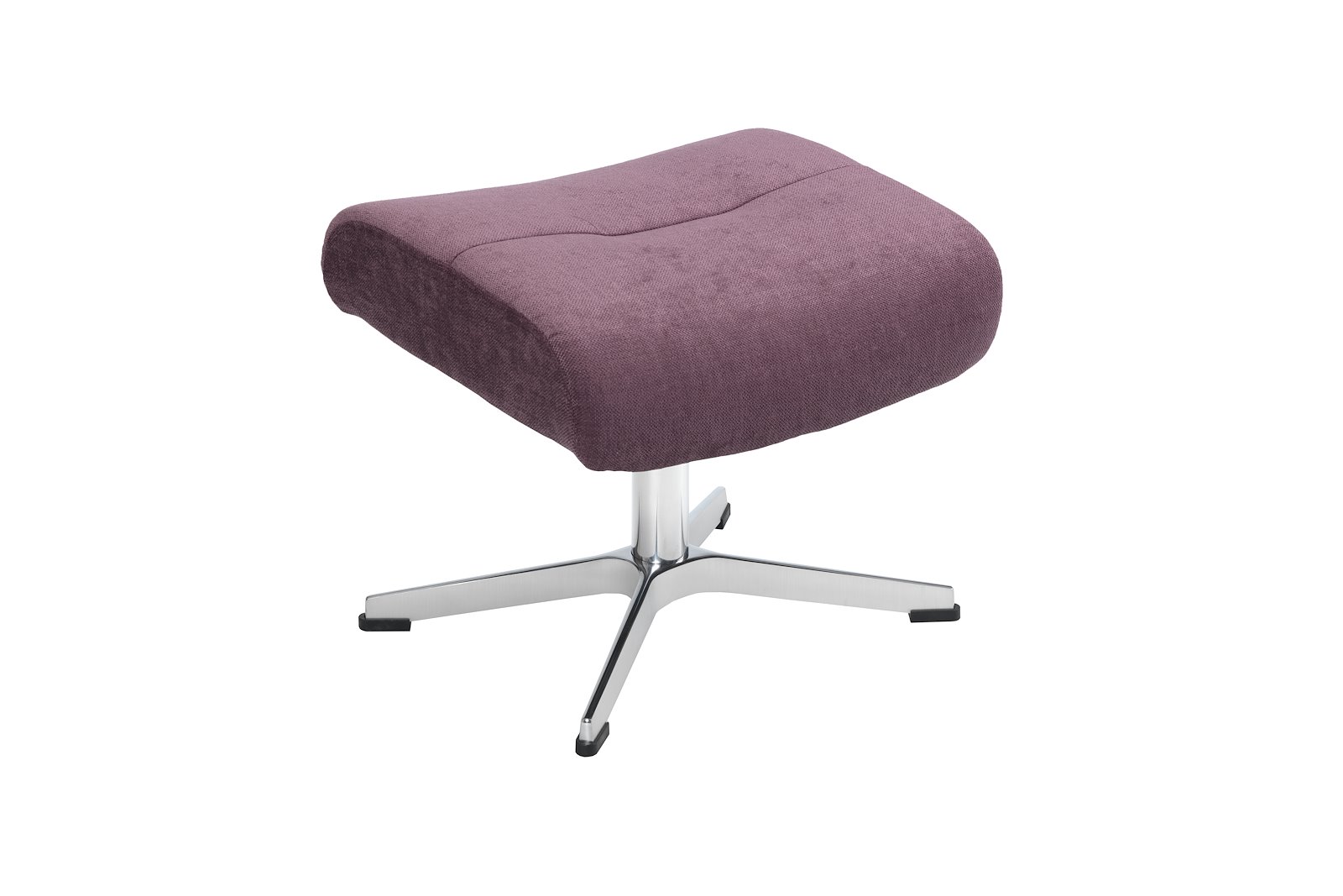 Air krakk I tekstil Evita 1373-33 Lavendel, standard svingfot alu. Skrog i helkledd