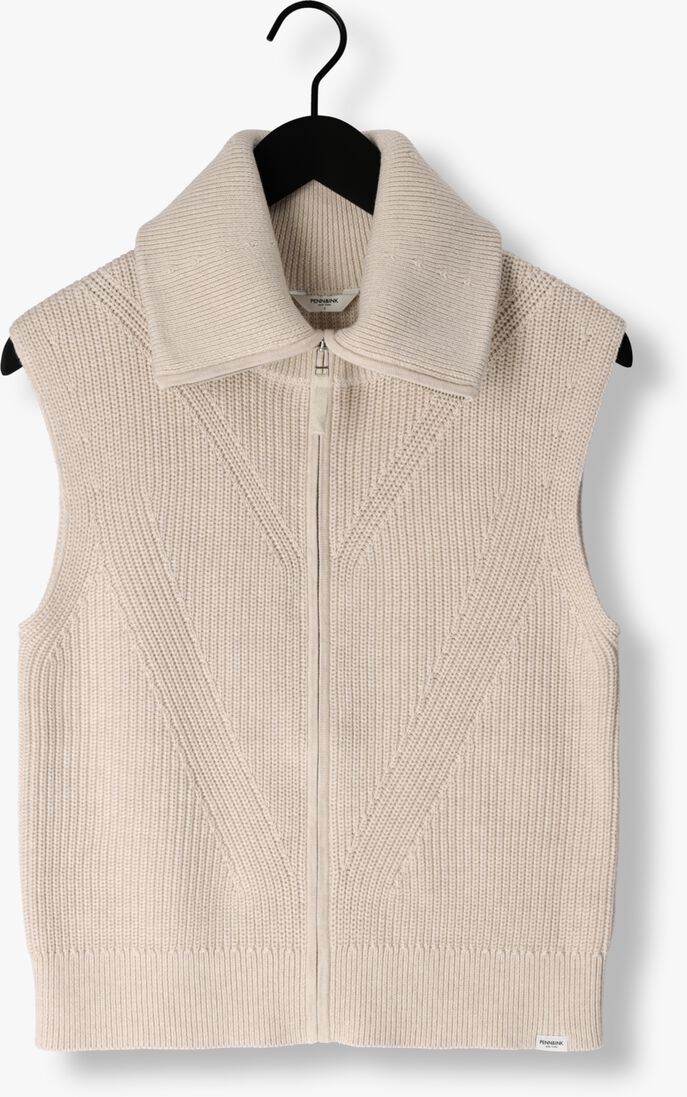 PENN & INK zand penn & ink vest cardigan 1