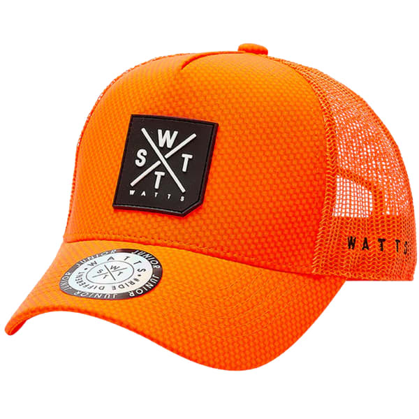 Casquette WATTS TRUCKER CAP SEATTLE JR CARBON FLUO ORANGE