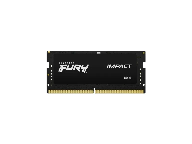 Kingston FURY Impact - DDR5 - sæt - 64 GB: 2 x 32 GB - SO DIMM 262-PIN - 4800 MHz / PC5-38400 - CL38 - 1.1 V - ikke bufferet - on-die ECC