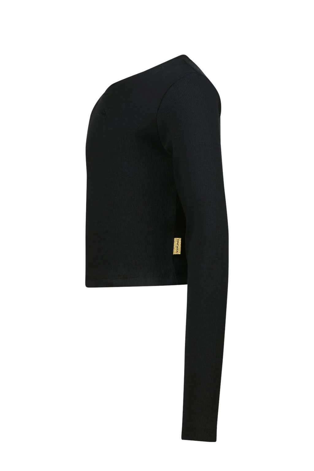 Vingino longsleeve zwart rib gebreid