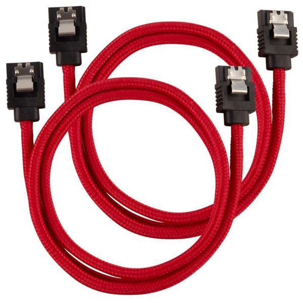 Corsair Cabo Sata 6Gbps 60cm Vermelho - CC-8900254