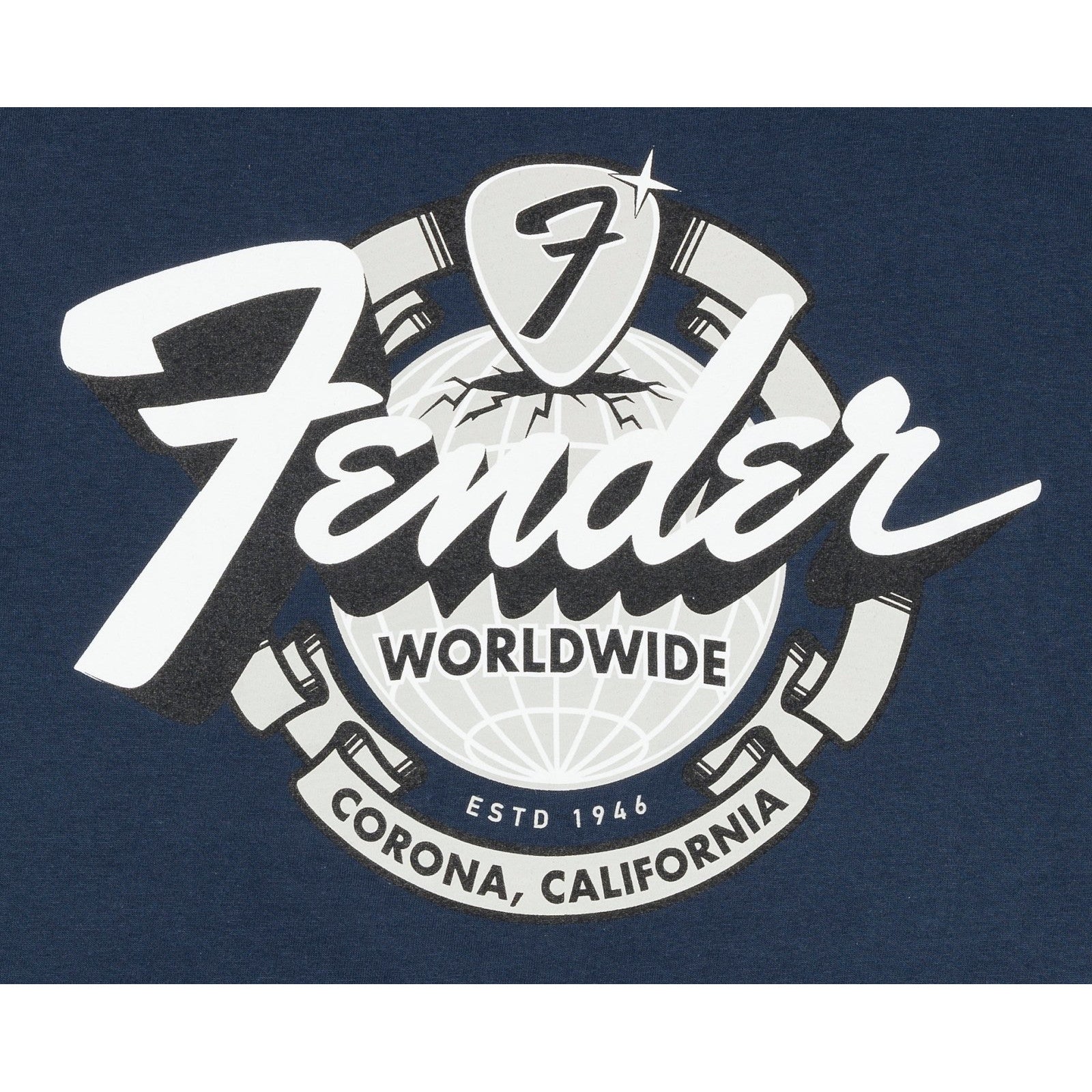 Fender World Wide Tee Vintage Navy XL