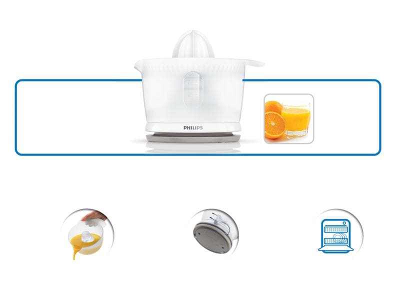 Philips Zitruspresse Daily Collection HR2738/00 Weiss Saftpresse