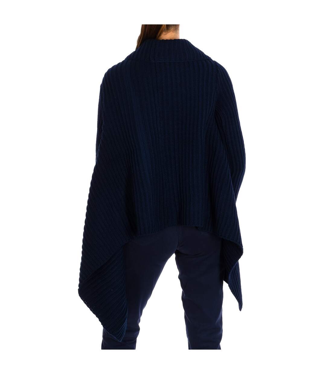 Knitted cardigan with safety pin closure 8515 women