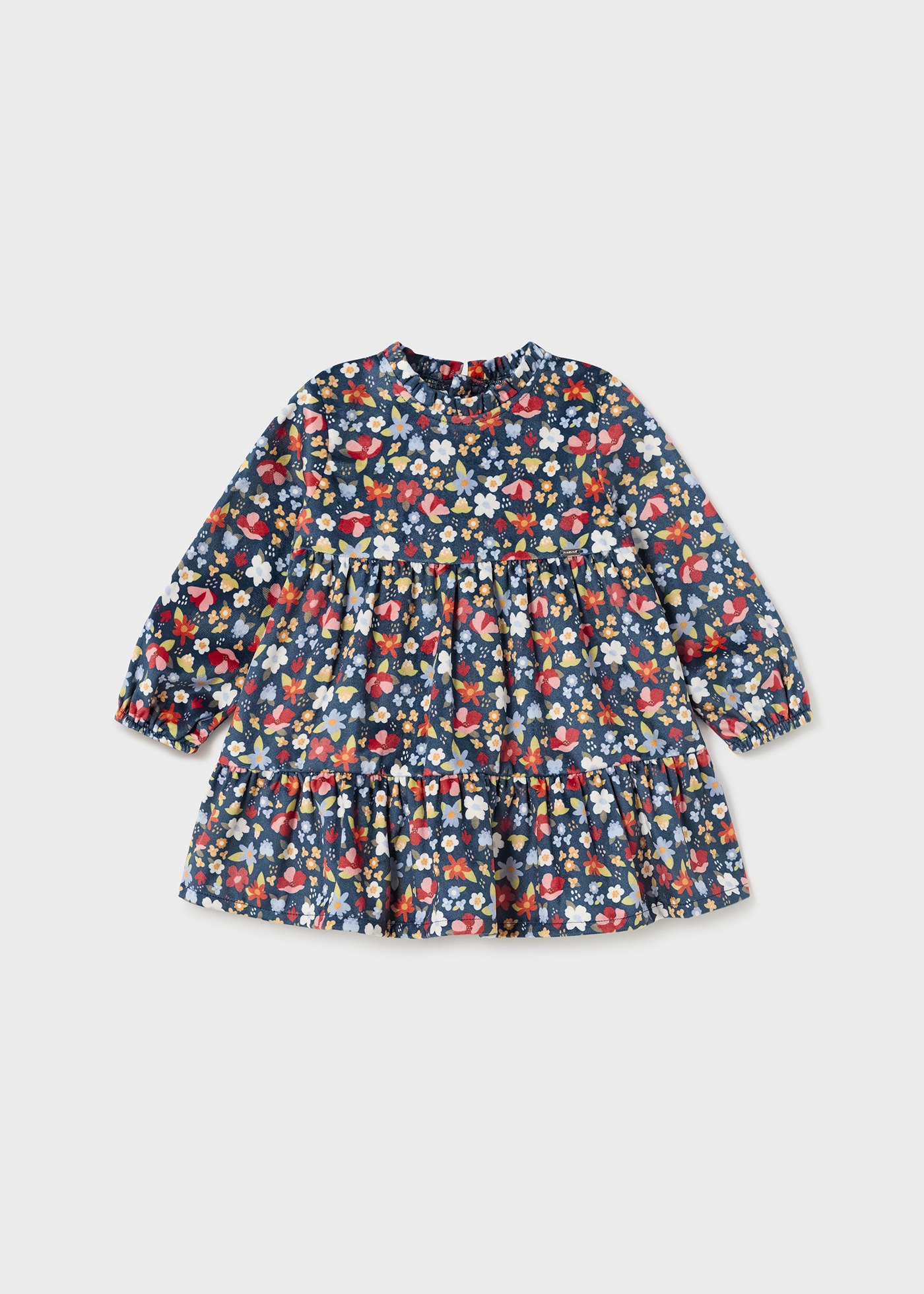 Vestido de veludo para bebê