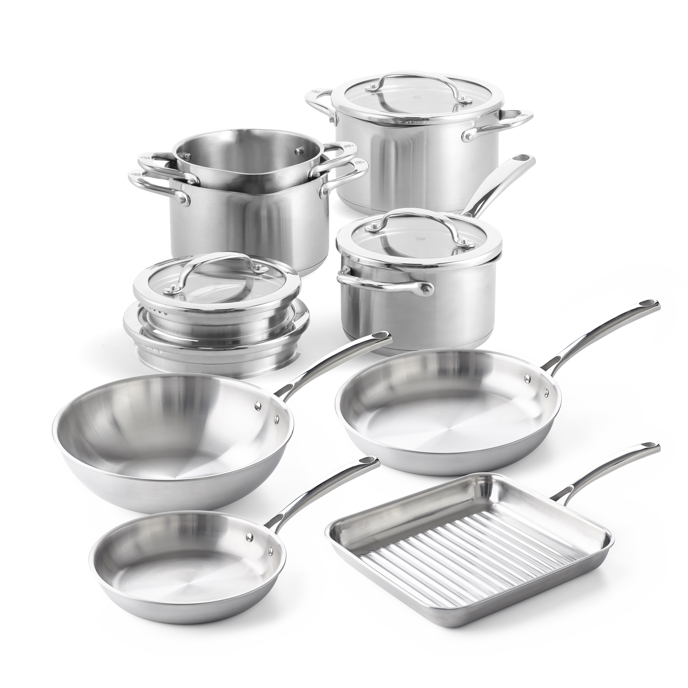 Twist RVS 4-delige set   4-delige RVS set