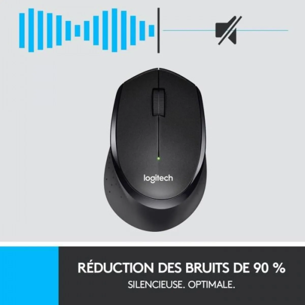 Logitech M330 Silent Plus - Noire