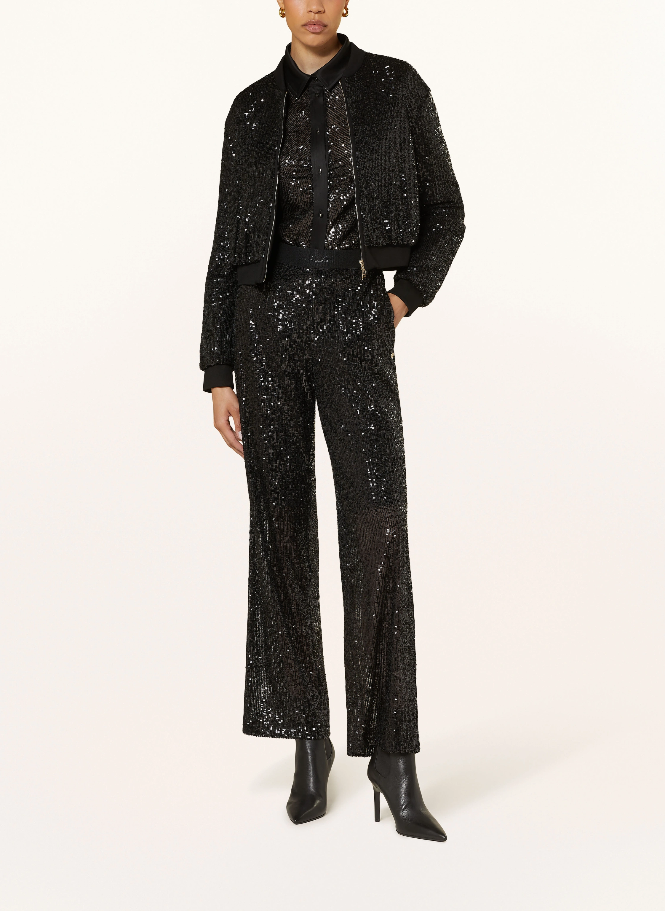 MARC CAIN Blouson mit Pailletten