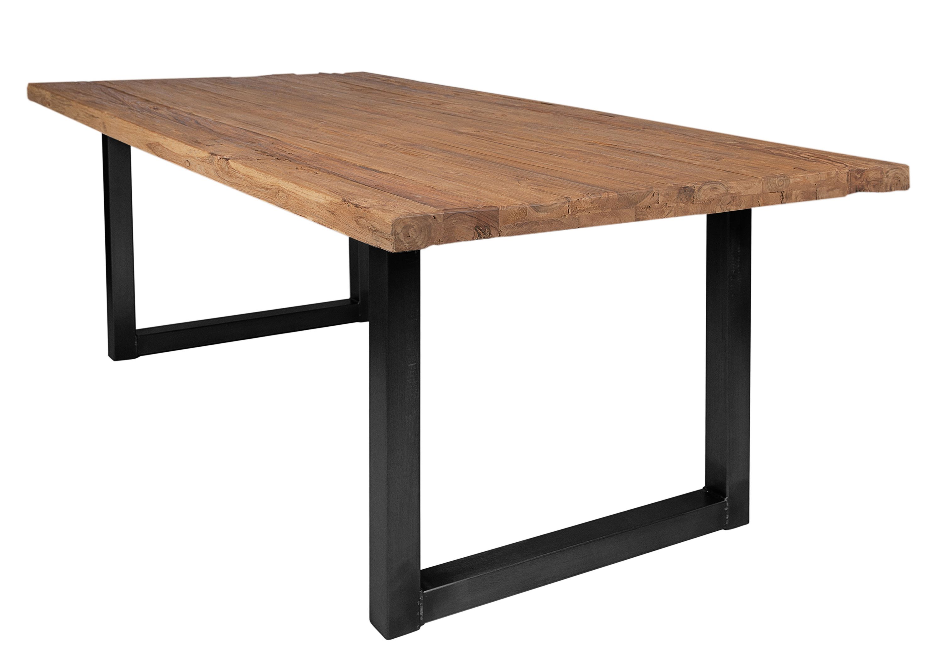 Tisch 200x100 Teak Holztisch Esstisch Küchentisch Wohnzimmertisch Speisetisch