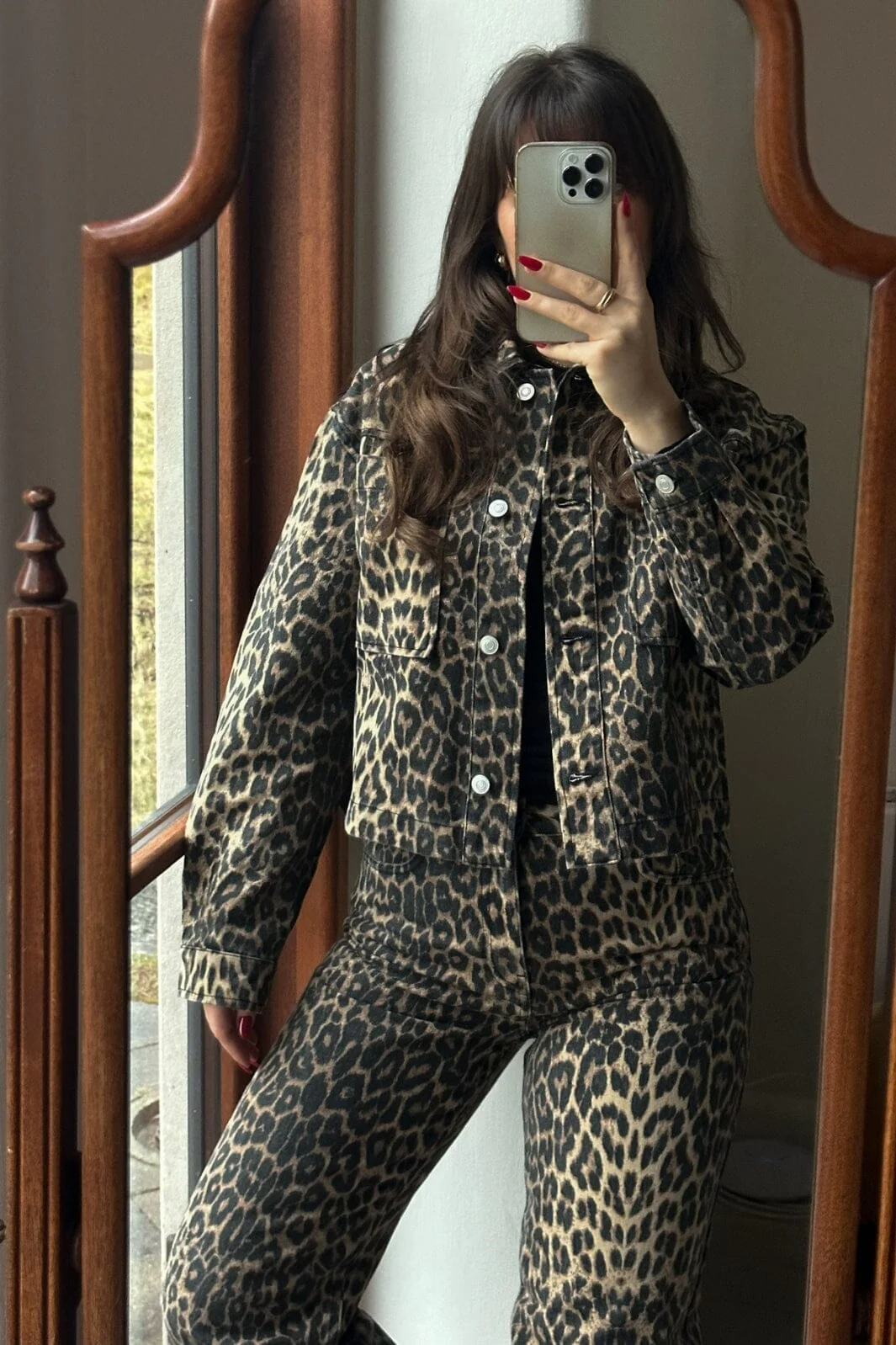 Neo Noir Emilia Leopard Jacket