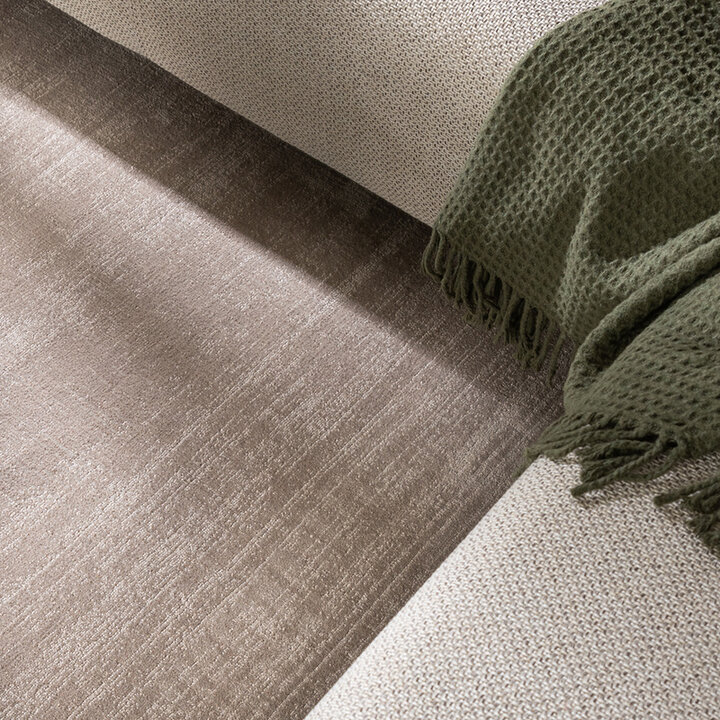 Viscose vloerkleed - Jean Taupe