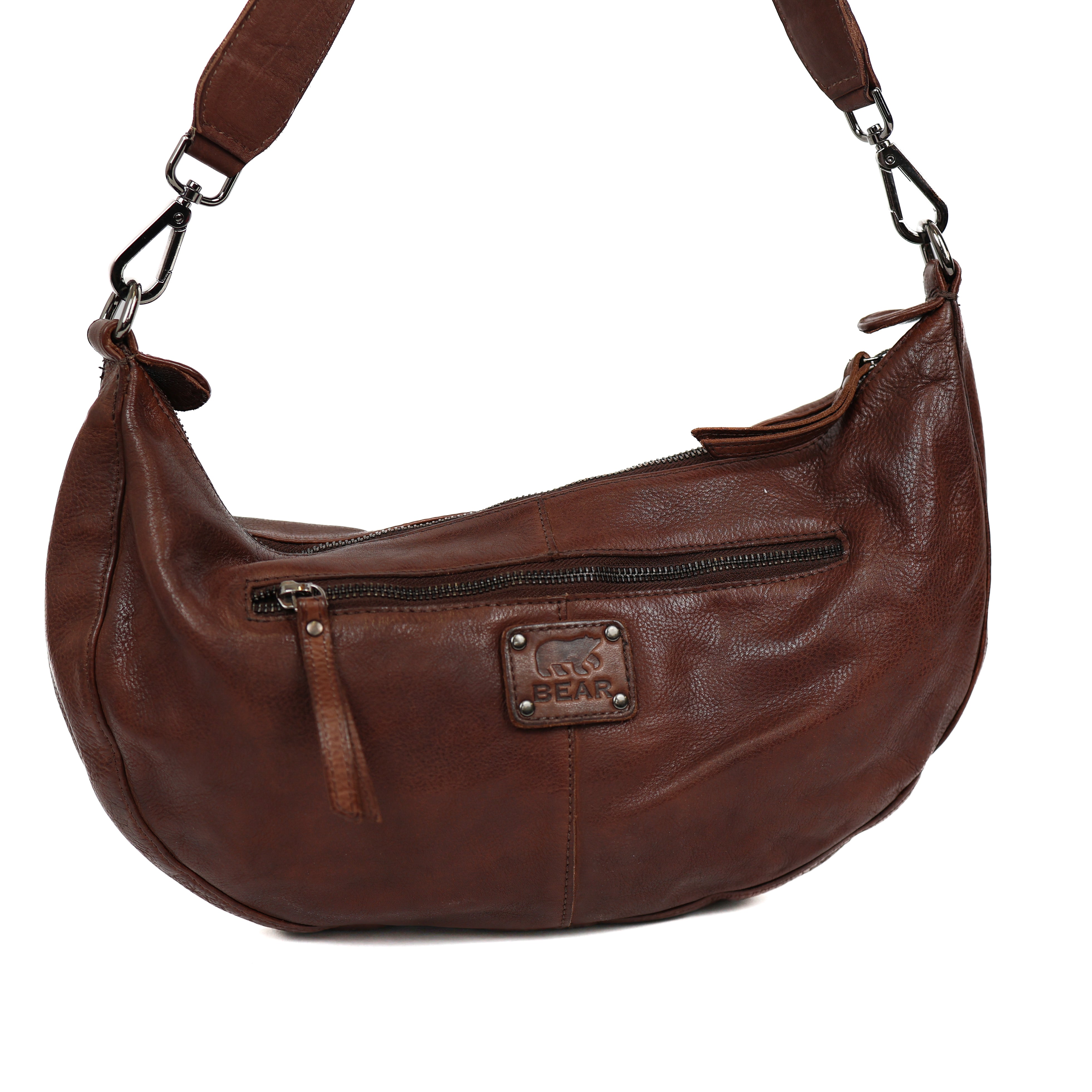 Middelgrote buideltas 'Ilse' donkerbruin Brown