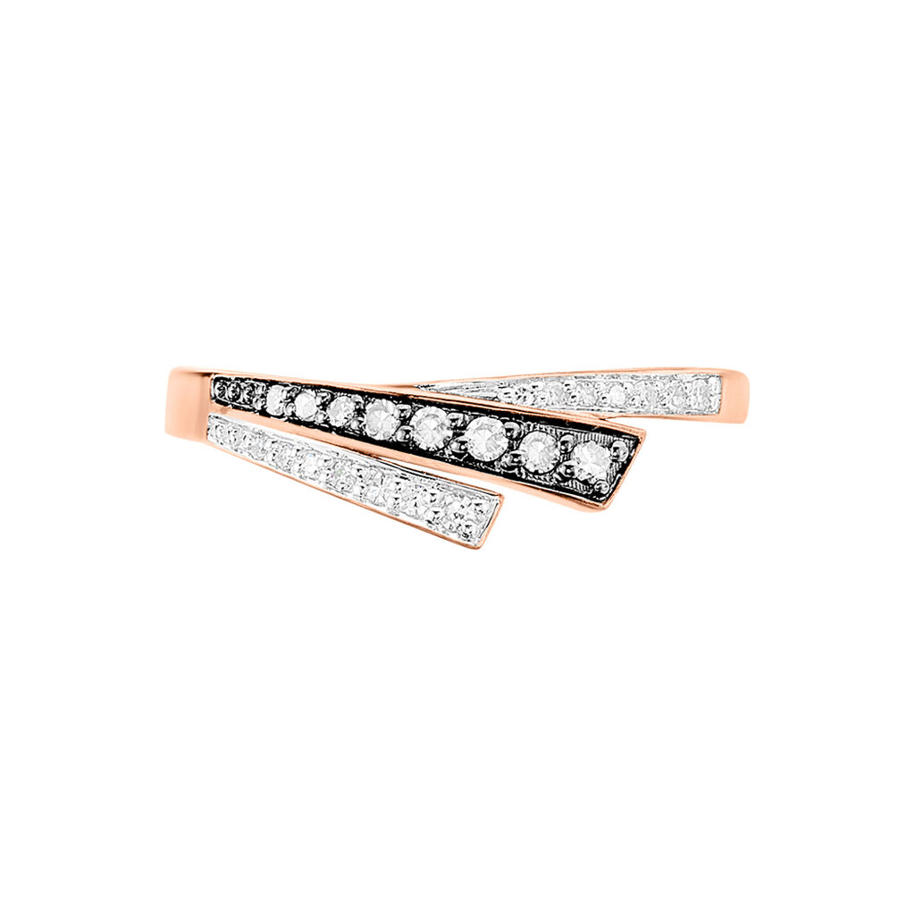 Bague Maelys Or Rose Diamant