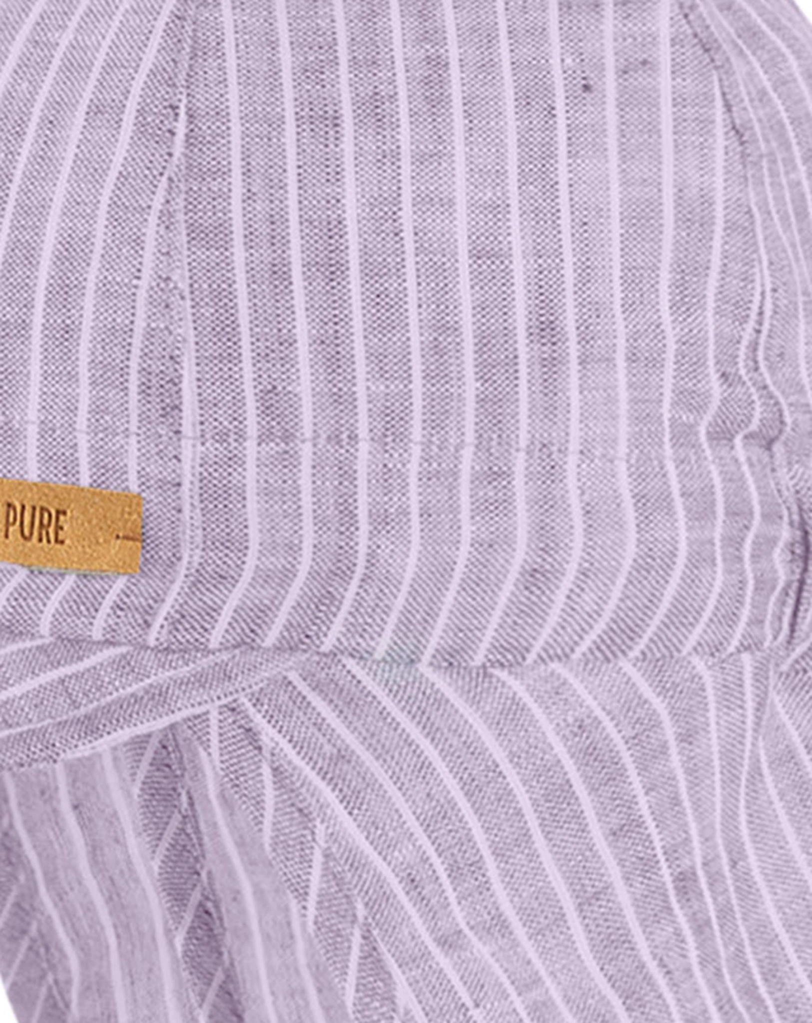Schirmmütze ALVAR MINI gestreift mit Nackenschutz in lavender