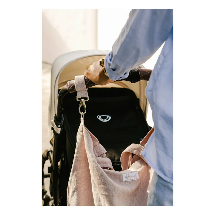 Adorna Attaches poussette pour cabas | Rose poudré