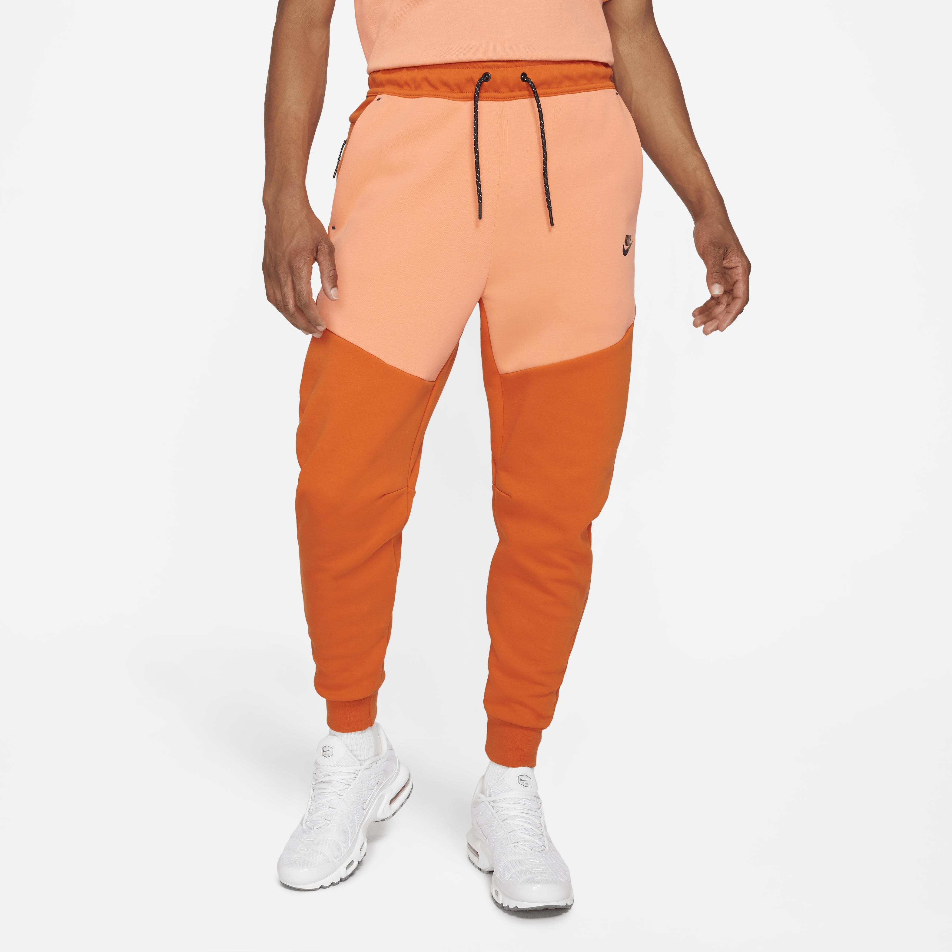 Nike Tech Fleece Jogginghose Orange Schwarz F893