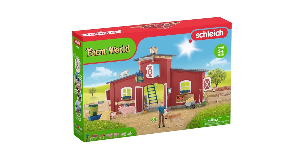 SchleichFarm World - Grote stal speelset  (42606)